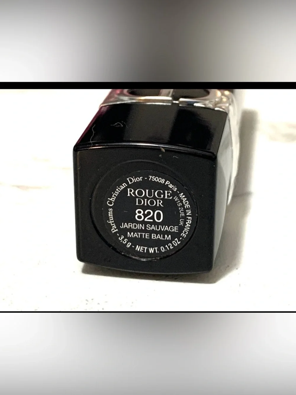 Dior Rouge 820 Jardin Sauvage Matte Balm Lipstick READ
